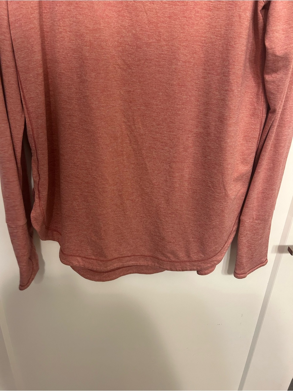 Athleta Long-Sleeve Crew Tee in Dusty Rose Heather - Picture 7 of 8